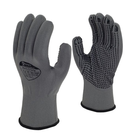 Polyco Matrix D Grip Grey PVC Dot Palm Coated Glove