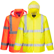 Portwest H440 Hi-Vis Rain Jacket Waterproof 