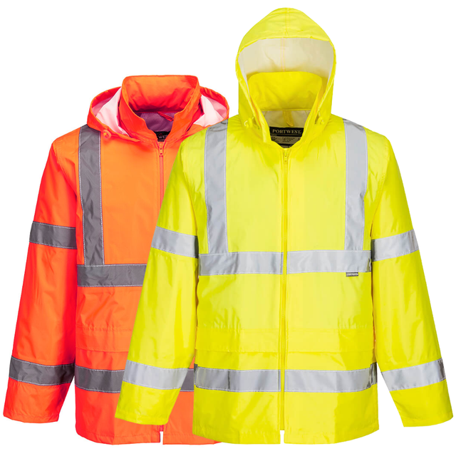 Portwest H440 Hi-Vis Rain Jacket Waterproof 