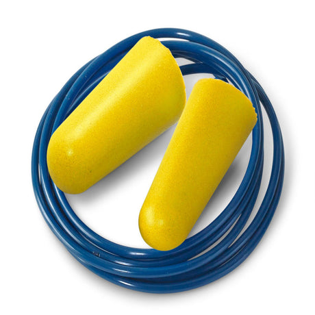 Beeswift Corded Ear Plugs SNR 39dB Foam Disposable