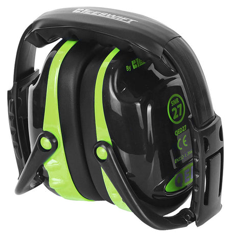 Beeswift QED Ear Defenders SNR 27dB Lightweight Foldable Hearing Protection