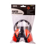 QED Ear Defenders SNR 33dB Red Foldable Hearing Protection