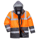 Portwest Hi Vis Traffic Jacket Waterproof Extreme Cold Winter Coat