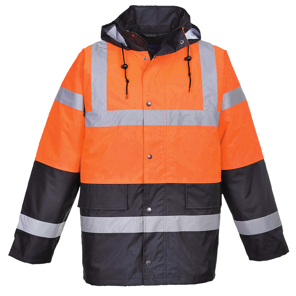 Portwest Hi Vis Traffic Jacket Waterproof Extreme Cold Winter Coat