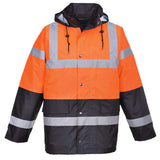 Portwest Hi Vis Traffic Jacket Waterproof Extreme Cold Winter Coat