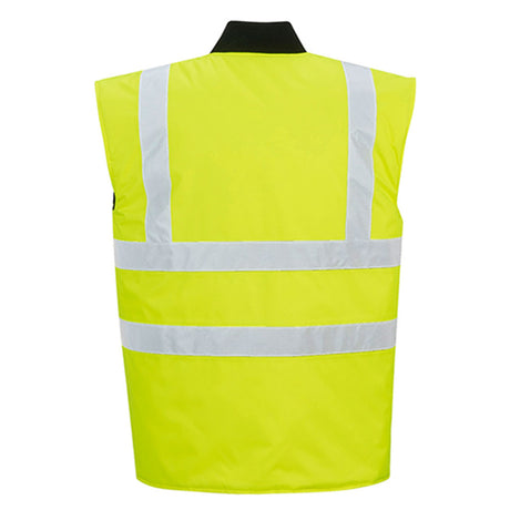 Portwest Hi Vis Body Warmer Reversible Thermal Gilet For Work