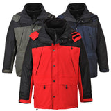 3-In-1 Waterproof Work Jacket with Zip-Out Fleece