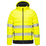 Portwest Hi Vis Heated Jacket Insulated Heated Work Jacket