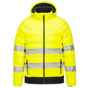 Portwest Hi Vis Heated Jacket Insulated Heated Work Jacket