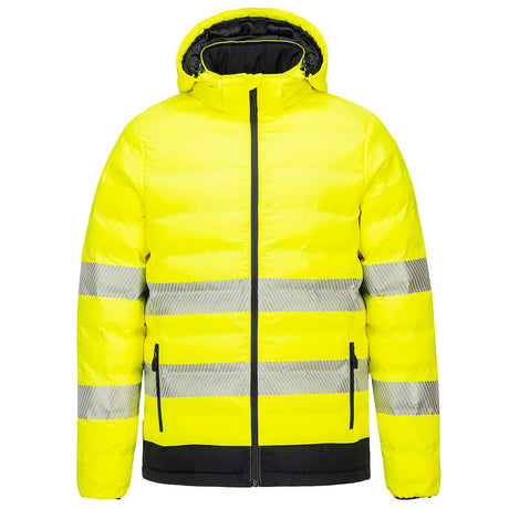 Portwest Hi Vis Heated Jacket Insulated Heated Work Jacket
