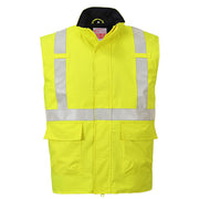 Portwest Hi Vis Body Warmer Yellow Anti-Static Gilet For Work