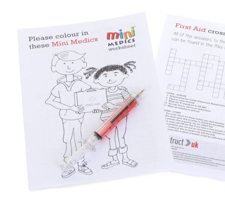 Mini Medics First Aid for Children Pack with Syringe Pen
