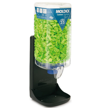 Moldex Contours Small Loose Earplug Dispensing Station 500 pairs SNR 35dB