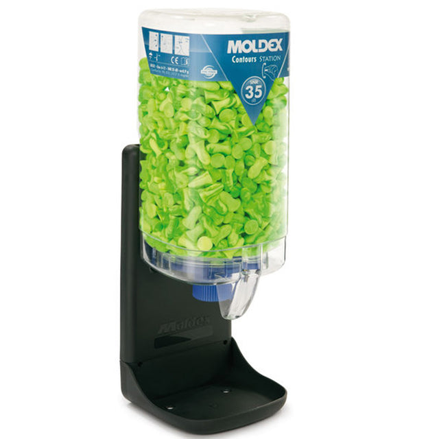 Moldex Contours Small Loose Earplug Dispensing Station 500 pairs SNR 35dB