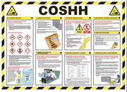 COSHH 59 x 42cm Laminated Safety Poster