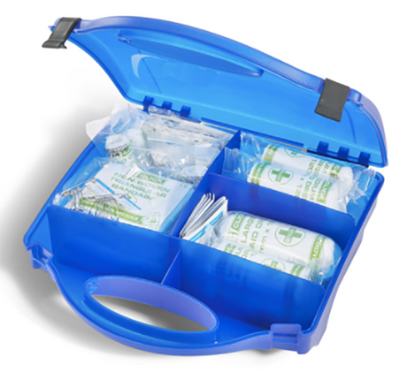 Kitchen Catering First Aid Kit 11-20 Person Blue Detectable