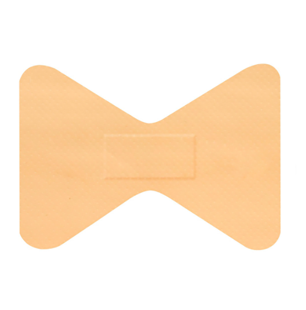 Beeswift Hygioplast Fabric Fingertip Plasters Zinc Oxide Adhesive Box 50