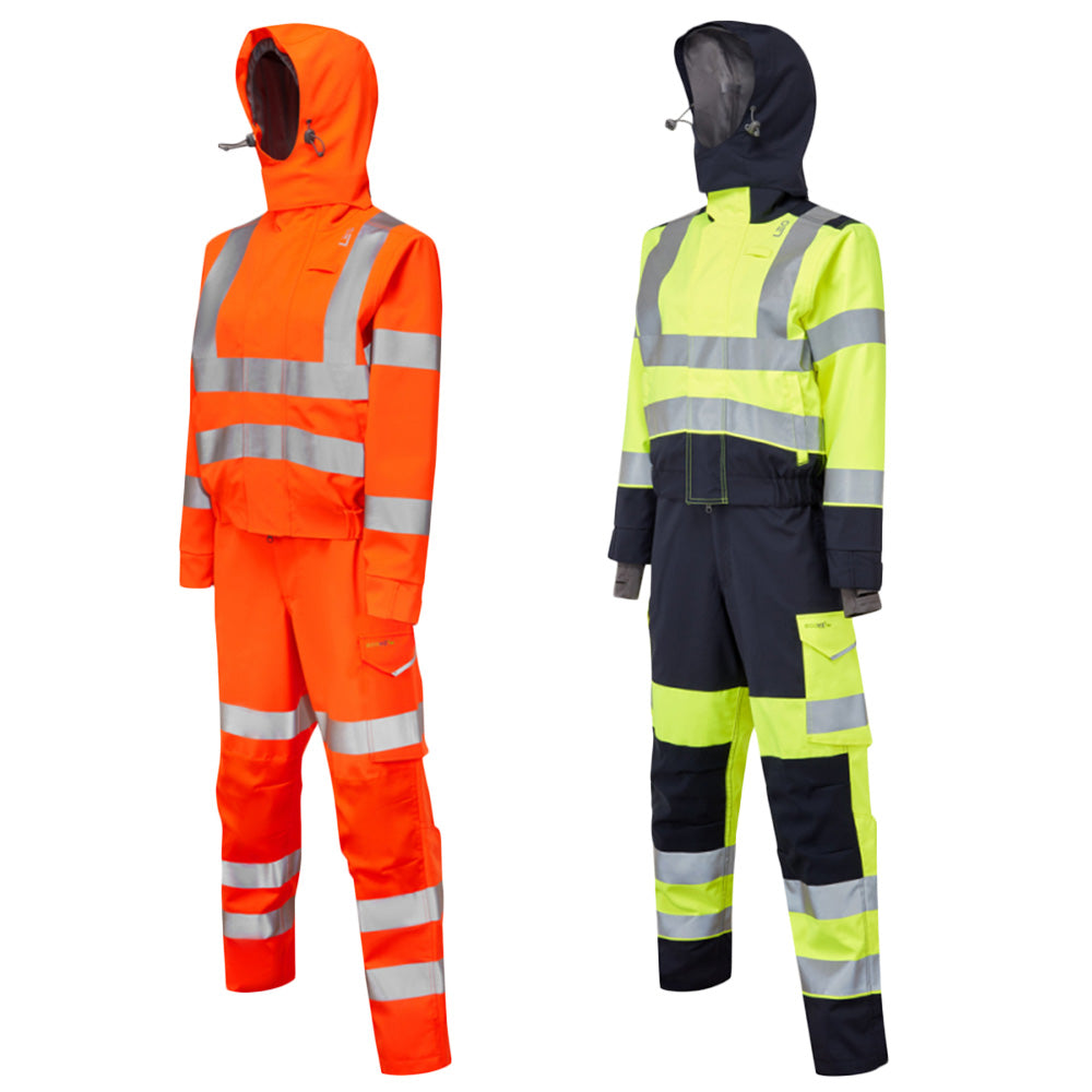 Leo Honeychurch Womens Hi Vis Workwear Waterproof Coverall