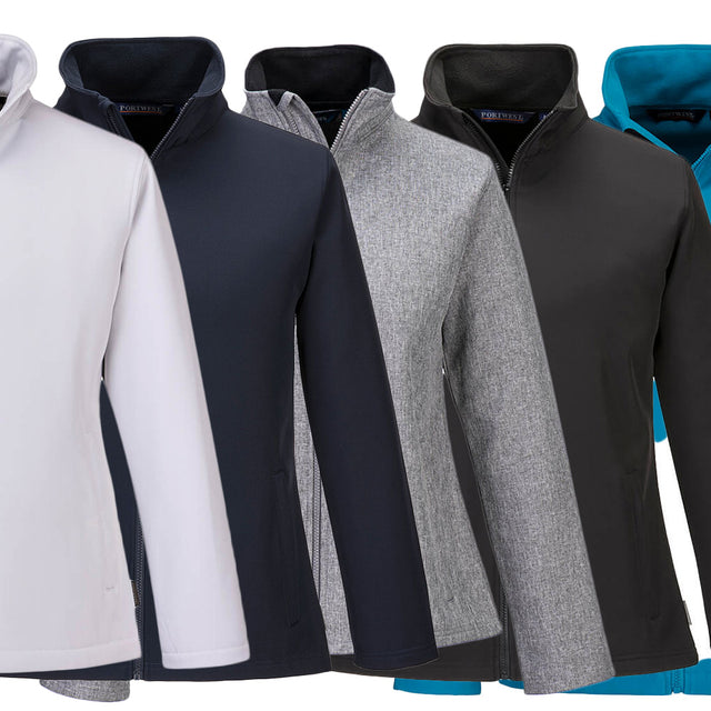 Women's Corporate Eco Jacket Fleece Lined Breathable Softshell