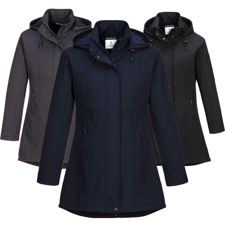 Portwest Carla Softshell Women's Jacket Water Resistant Fabric