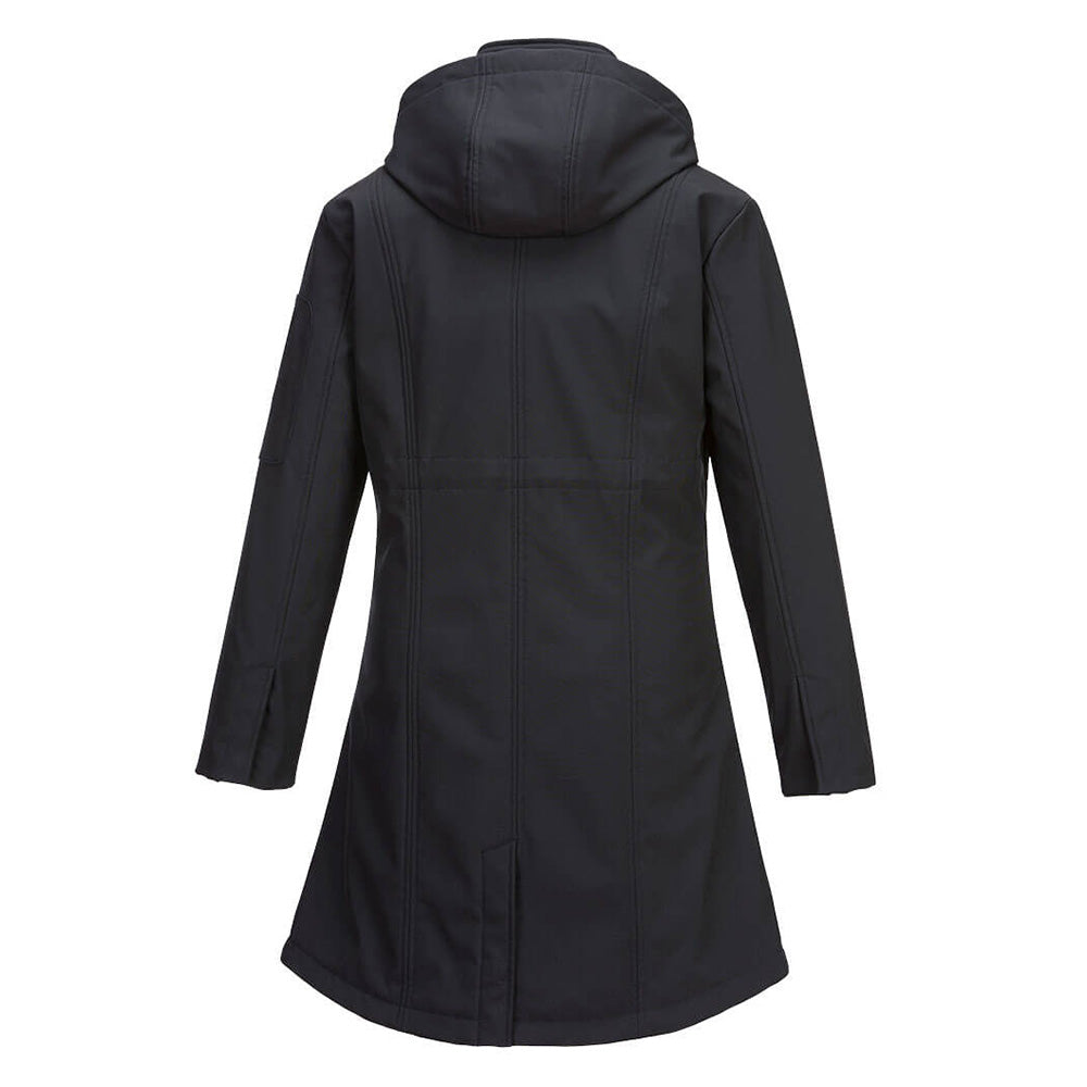 Portwest Carla Women's Hooded Softshell Jacket Water Resistant Breathable