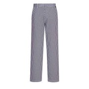 Blue Check Chefs Trousers