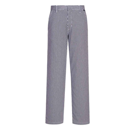 Blue Check Chefs Trousers