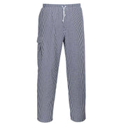 Check Chefs Trousers With Thigh Pocket
