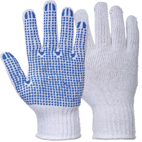 Portwest A111 Classic Polka Dot Glove Lightweight General Handling Work Gloves