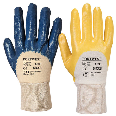 Portwest A330 Nitrile Light Knitwrist Gloves