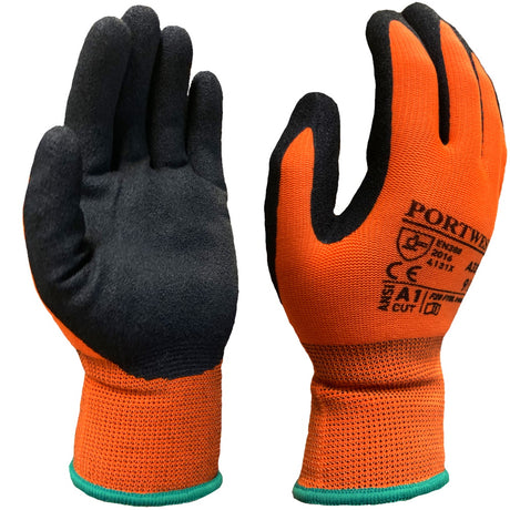 Portwest A335 Grip 15 Nitrile Sandy Glove Lightweight Work Gloves
