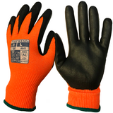 Portwest A643 Cut B Resistant Gloves Nitrile Amber Work Gloves