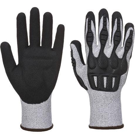 Portwest A723 Cut Level C Impact Resistant Gloves Nitrile Foam Padded