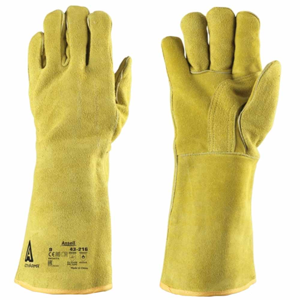 Ansell ActivArmr 43-216 Heavy-Duty Welding Gloves EN 12477 Type A