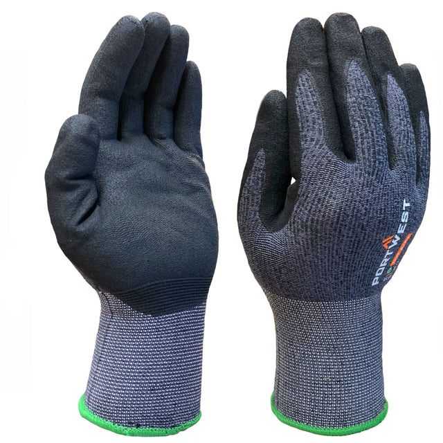 Recycled PET Polyester Micro Foam Nitrile Work Gloves