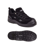 Apache Black Suede Safety Trainer S1P SRC Steel Toe Cap