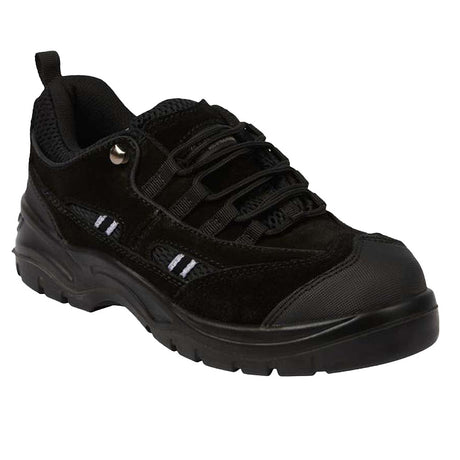 Apache Black Suede Safety Trainer S1P SRC Steel Toe Cap