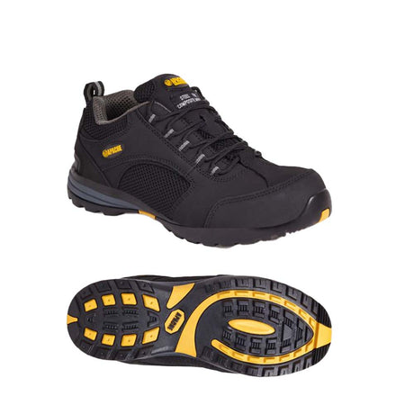 Apache Black Safety Trainer Steel Toe Cap Midsole Protection