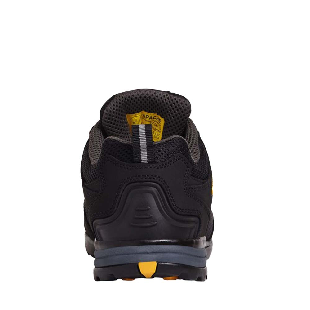 Apache Black Safety Trainer Steel Toe Cap Midsole Protection