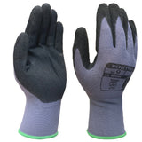 Portwest AP62 Nitrile Work Gloves Water Repellent Grip 15 Sandy Aqua