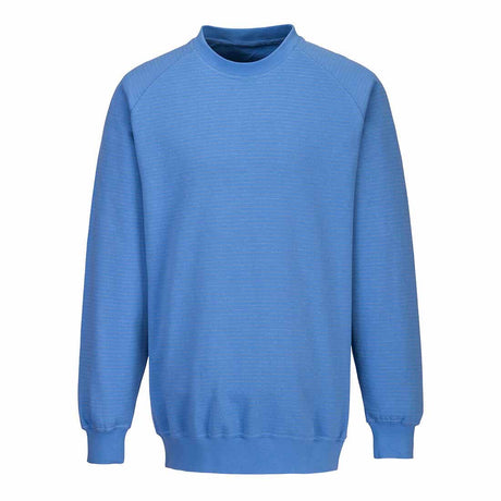 Portwest AS24 ESD Sweatshirt Antistatic Carbon Fibre Work Top