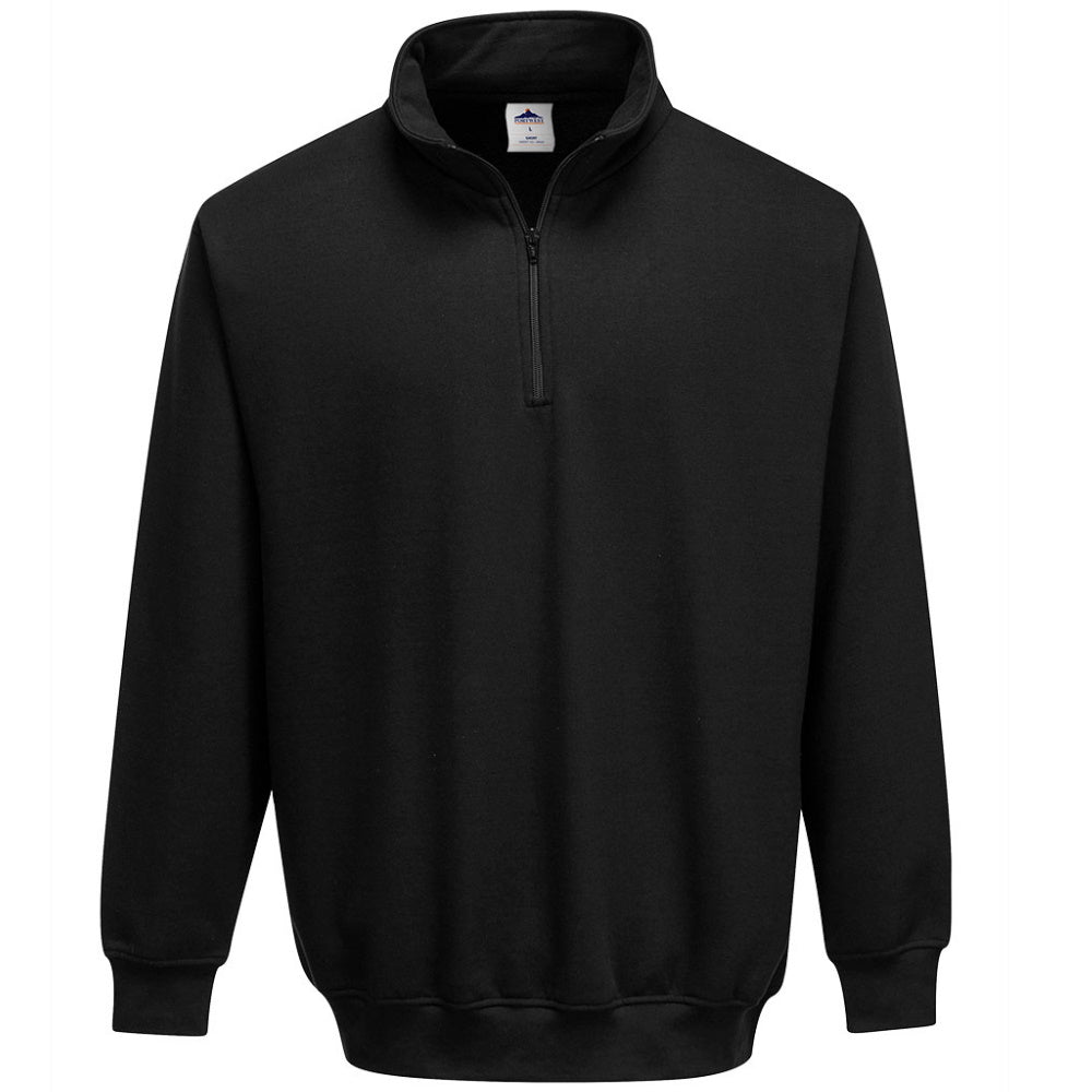 Portwest Workwear Zip Pull On High Neck Sweatshirt