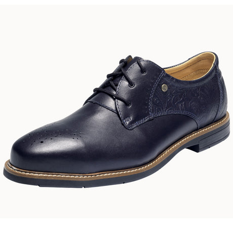 BARI Blue Leather Business Safety Shoes S3