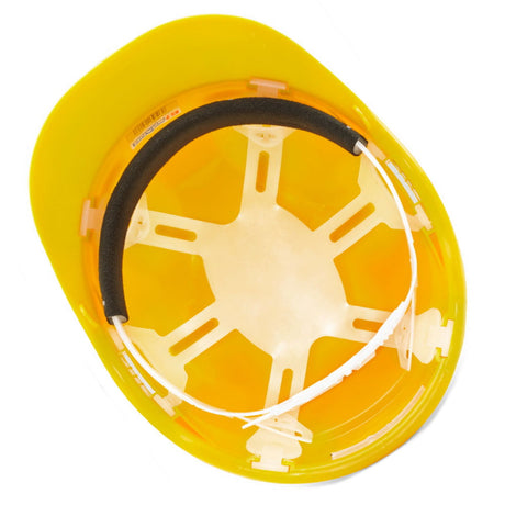Beeswift Economy Vented Safety Helmet EN 397 Lightweight Industrial Head Protection