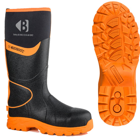 High Visibility S5 Neoprene/Rubber Non Metal Safety Boots