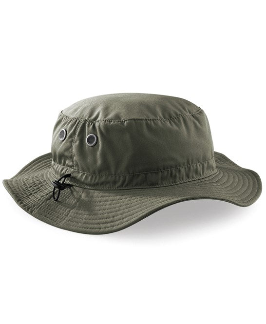 Beechfield Cargo Bucket Hat UPF50+ UV Protection Adjustable Work Headwear