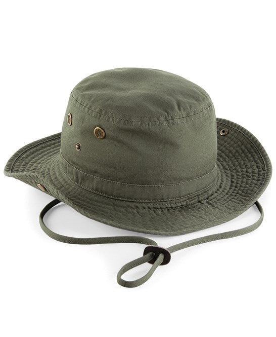 Beechfield Outback Hat UPF50+ Sun Protection Cotton Headwear