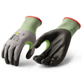 Beeswift Click Cut Level F PU Coated Gloves Green
