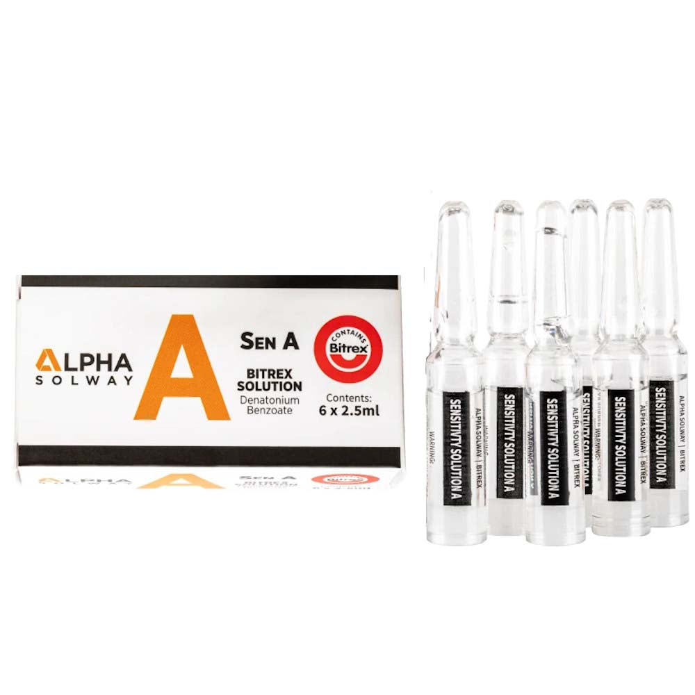 Bitrex Test A Face Fit Sensitivity Solution 2.5ml x 6