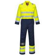 Fire Retardant Hi Vis Anti-static Bizflame Pro Coverall